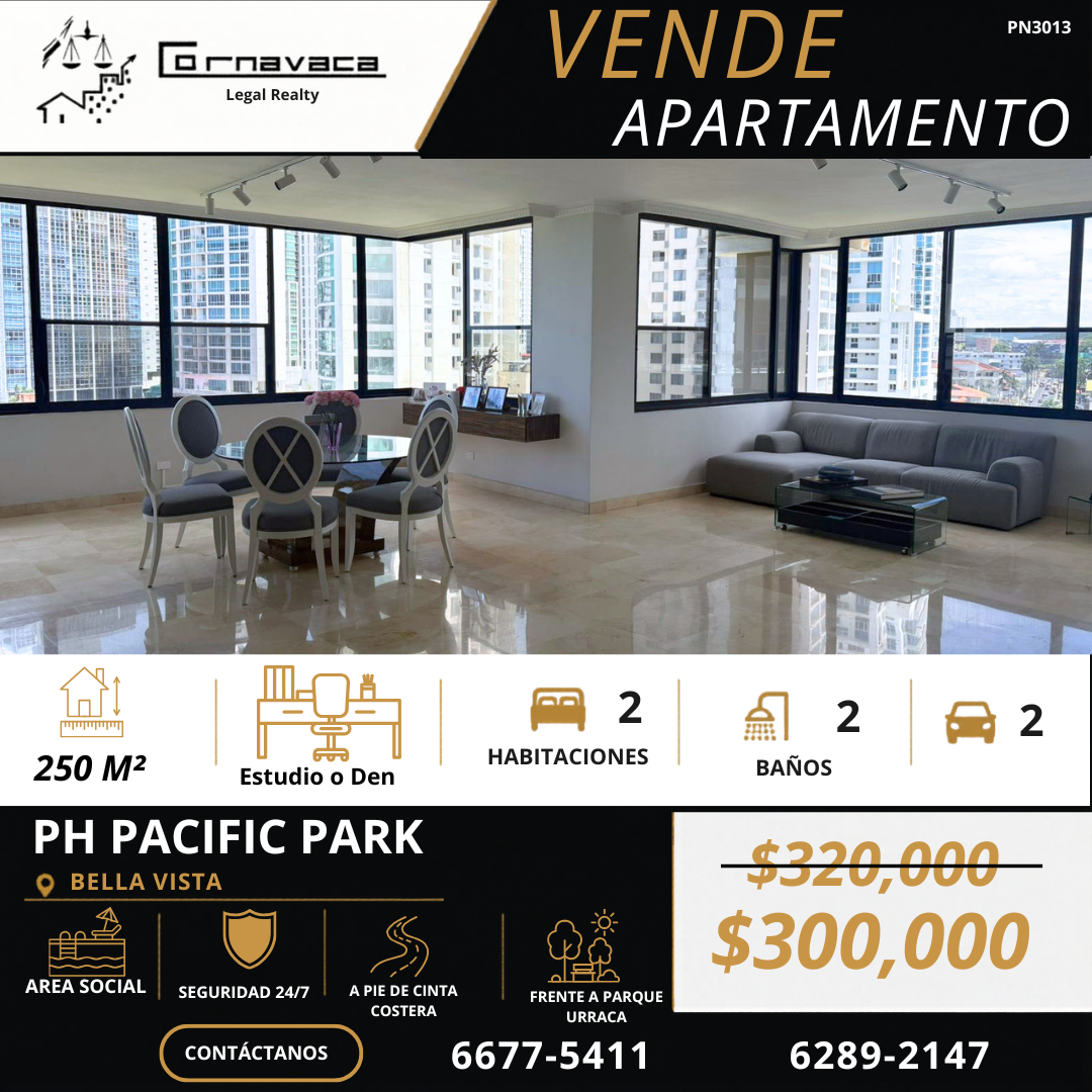 Apartamento en pacific park